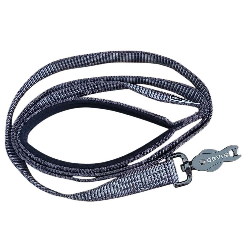 Orvis Gray Dog Leash with Rugged Metal Clip 1 X 70 Gray Orvis Dog Leash